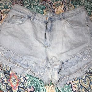 High waisted shorts